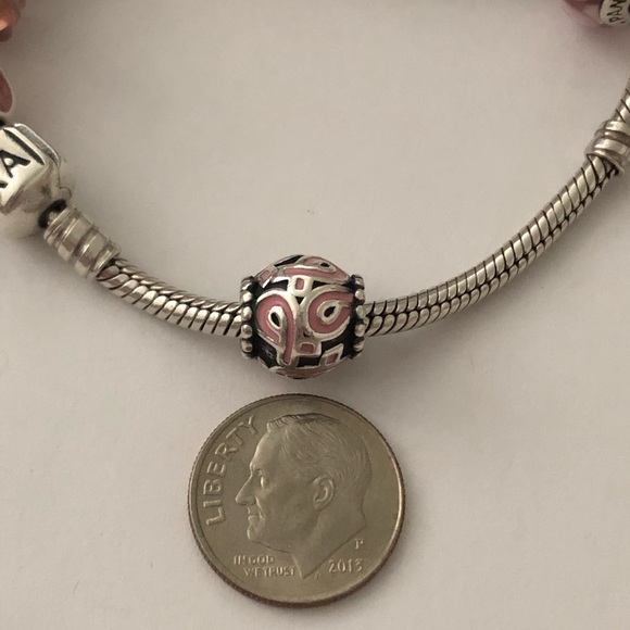 💕3/$85 Breast Cancer PANDORA 925 & Pink Charm - Picture 4 of 8